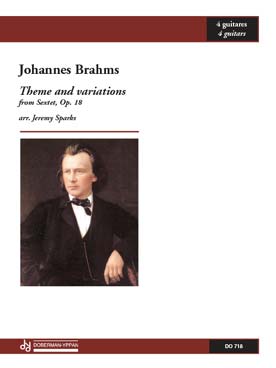 Illustration brahms theme et variations op. 18