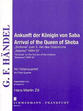Illustration de Arrival of the Queen of Sheba (Sinfonia)