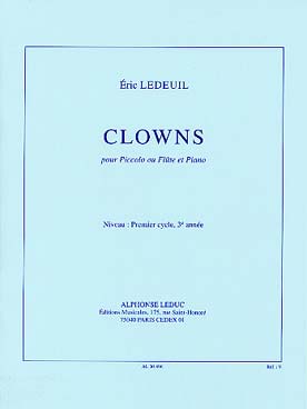 Illustration de Clowns pour piccolo ou flûte et piano