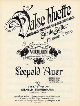 Illustration de Valse bluette - Air de ballet