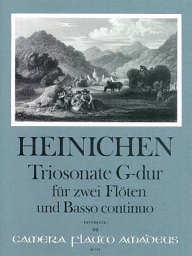 Illustration de Triosonate en sol M pour 2 flûtes et b. c.
