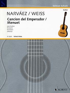 Illustration de Canción del emperor - Menuet en ré M de Narvaez et Weiss