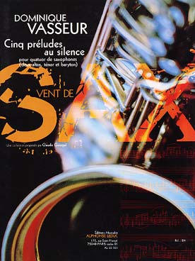 Illustration de Cinq préludes au silence pour quatuor de saxophones AATB   