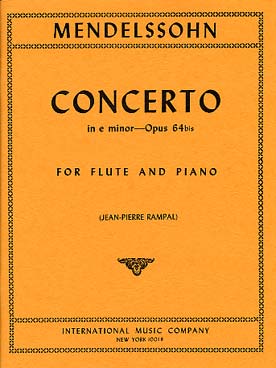 Illustration de Concerto op. 64 en mi m (tr. Rampal)