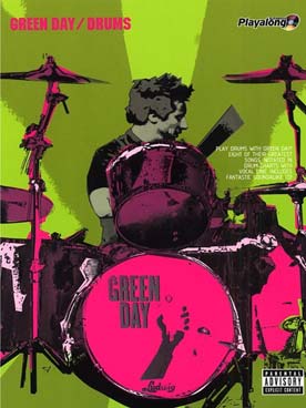 Illustration green day drums authentic playalong