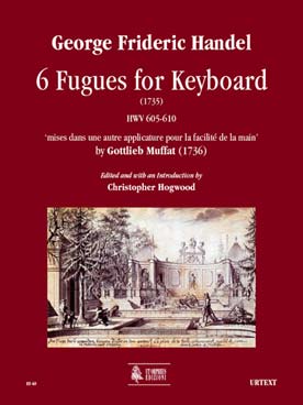 Illustration haendel 6 fugues for keyboard hwv 605-61