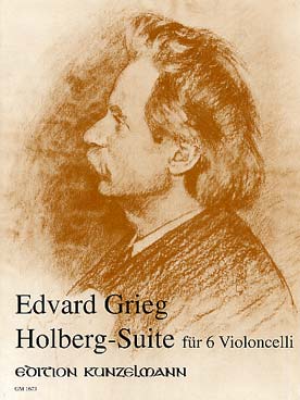 Illustration de Aus Holberg Zeit op. 40, tr. Thomas- Mifune pour 6 violoncelles