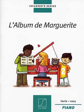 Illustration de L'ALBUM DE MARGUERITE : 20 pièces de compositeurs contemporains extraites de la petite méthode de Marguerite Long
