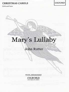 Illustration de Mary's lullaby pour chœur SSAA, flûte, hautbois, harpe et quintette à cordes réduction piano