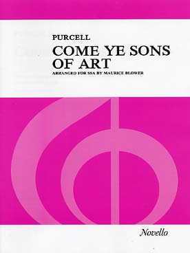 Illustration de Come ye sons of art pour chœur SSA et piano