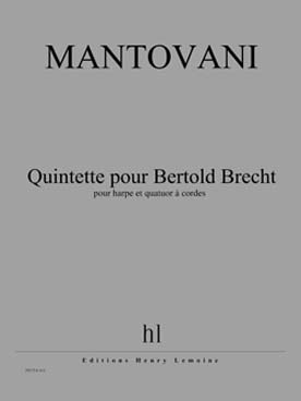 Illustration de Quintette pour Bertold Brecht pour harpe et quatuor à cordes