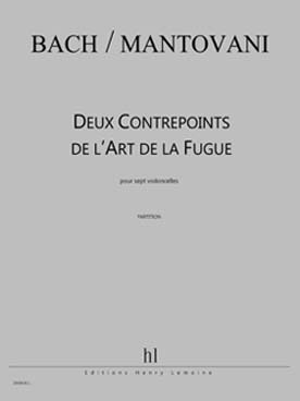 Illustration de Contrepoints de l'art de la fugue pour 7 violoncelles (cond. et parties)