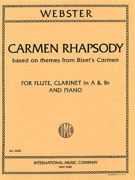 Illustration de Carmen rhapsody pour flûte, clarinette et piano (thème de Bizet)