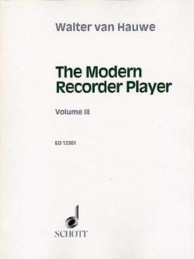 Illustration hauwe the modern recorder player vol. 3