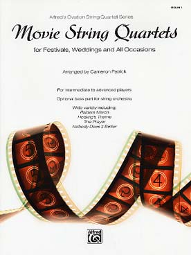 Illustration de MOVIE STRING QUARTETS violon 1