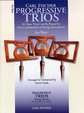 Illustration progressive trios : contrebasse