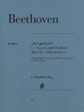 Illustration de Ah ! perfido pour soprano et orchestre, réd. piano