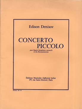 Illustration denisov concerto piccolo conducteur
