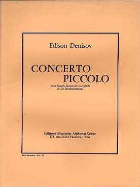 Illustration de Concerto piccolo pour 4 saxophones et 6 percussions - parties de percussions (6)  
