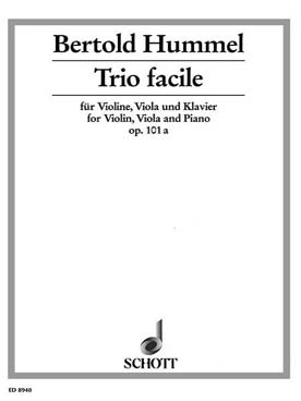 Illustration hummel trio facile op. 101 a