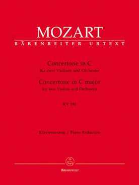 Illustration mozart concerto en do maj k 190