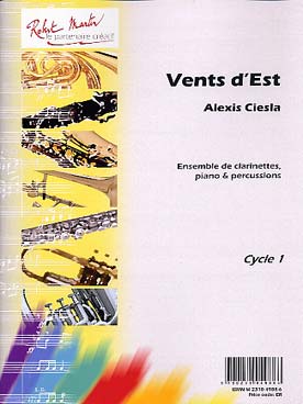 Illustration de Vents d'est pour ensemble de clarinettes piano et percussions   