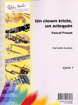 Illustration de Un Clown triste, un arlequin