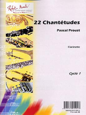 Illustration de 22 Chantétudes : variations simples sur des chansons populaires suivies d'un court duo, pour les élèves du 1er cycle
