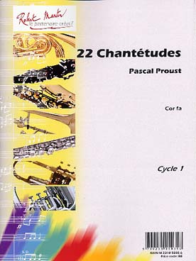 Illustration de 22 Chantétudes : variations simples sur des chansons populaires suivies d'un court duo, pour des élèves du 1er cycle