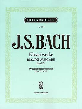 Illustration de Inventions à 2 voix BWV 772-786 (rév. Busoni)