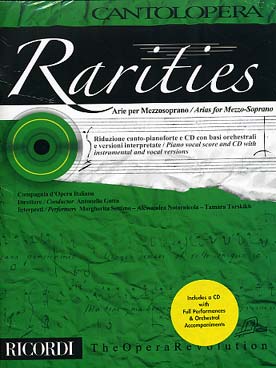 Illustration de RARITIES avec CD - Mezzo-soprano