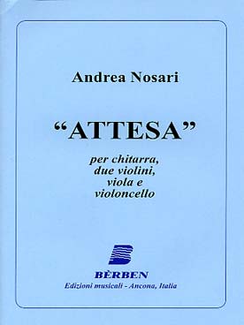 Illustration de Attesa pour guitare, 2 violons, alto et violoncelle