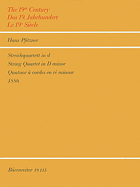 Illustration pfitzner quatuor en re min