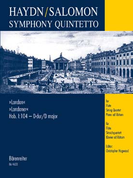 Illustration de Symphony Quintetto d'après la symphonie N° 104 en do M pour flûte, quatuor à cordes et piano