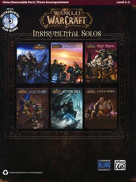 Illustration de WORLD OF WARCRAFT ISTRUMENTAL SOLOS musique du jeu vidéo - alto