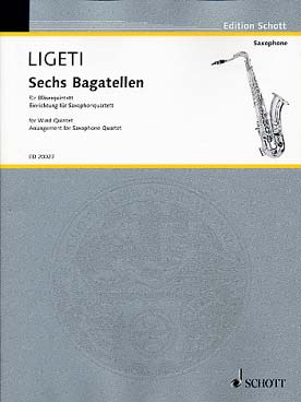 Illustration de 6 Bagatelles pour quatuor de saxophones