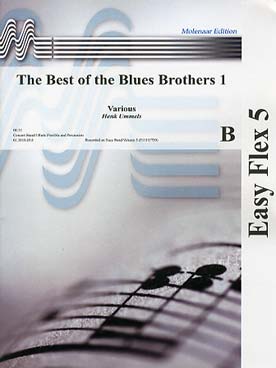 Illustration de The BEST OF BLUES BROTHERS 1 pour instrumentation variable à 5 voix conducteur et parties