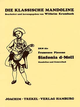 Illustration de Sinfonia en ré m pour mandoline et basse