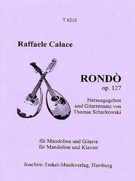 Illustration de Rondo op. 127 pour mandoline et piano (ou guitare)