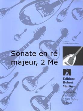 Illustration de Sonate en ré M pour 2, 3 ou 4 mandolines