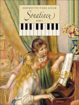 Illustration de BÄRENREITER Sonatina Album for piano - Vol. 1 : Krebs, Mozart, Clementi, Türk Banda, Beethoven, Heller, Myslivecek...