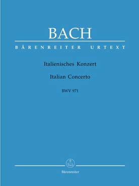 Illustration bach js concerto italien bwv 971