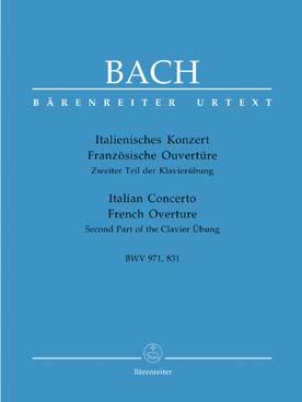 Illustration de Concerto italien BWV 971 - Ouverture française BWV 831
