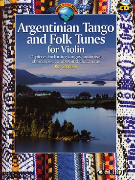 Illustration argentinian tango and folk tunes