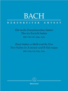 Illustration de Suites françaises BWV 812-817 - Suites BWV 818 et 819
