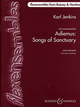 Illustration de Adiemus - Songs of sanctuary pour  ensemble variable ou orchestre junior : 2 mouvements conducteur et parties séparées à photocopier