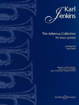Illustration de The Adiemus collection pour quintette de cuivres (cond + parties)