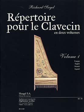 Illustration de Répertoire pour le clavecin - Vol. 1