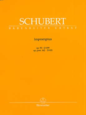 Illustration de Impromptus D 899 op. 90 et D 935 op. post 142 (rév. Aschauer, édition 2011)