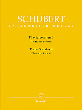 Illustration de Sonates (éd. Bärenreiter) - Vol. 1 : early sonatas